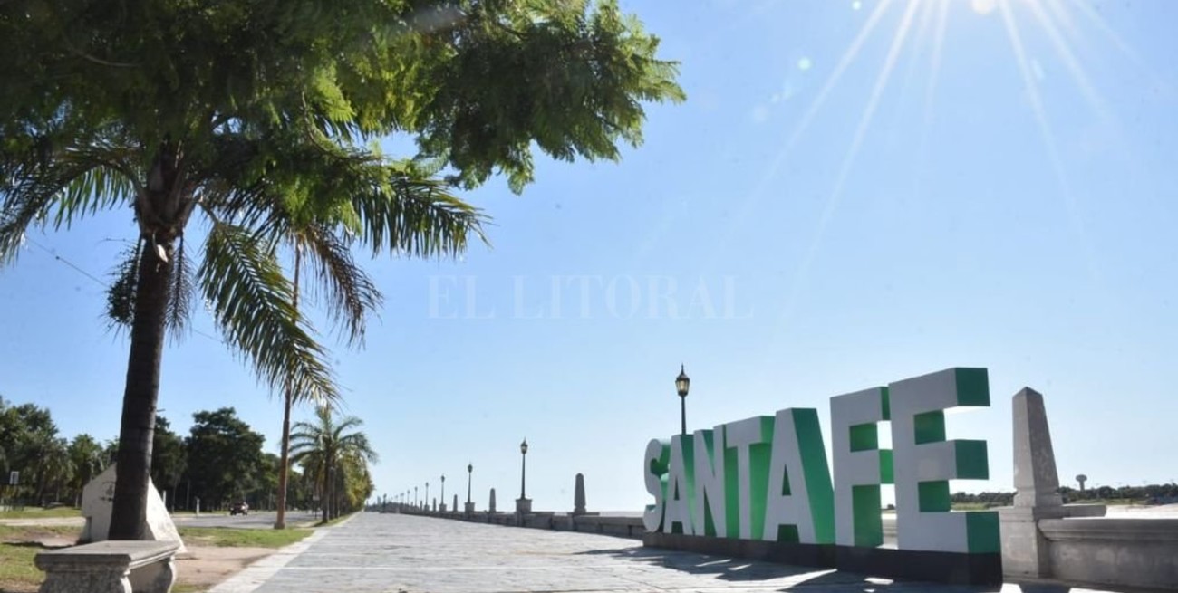 Lunes despejado y con calor en la ciudad de Santa Fe