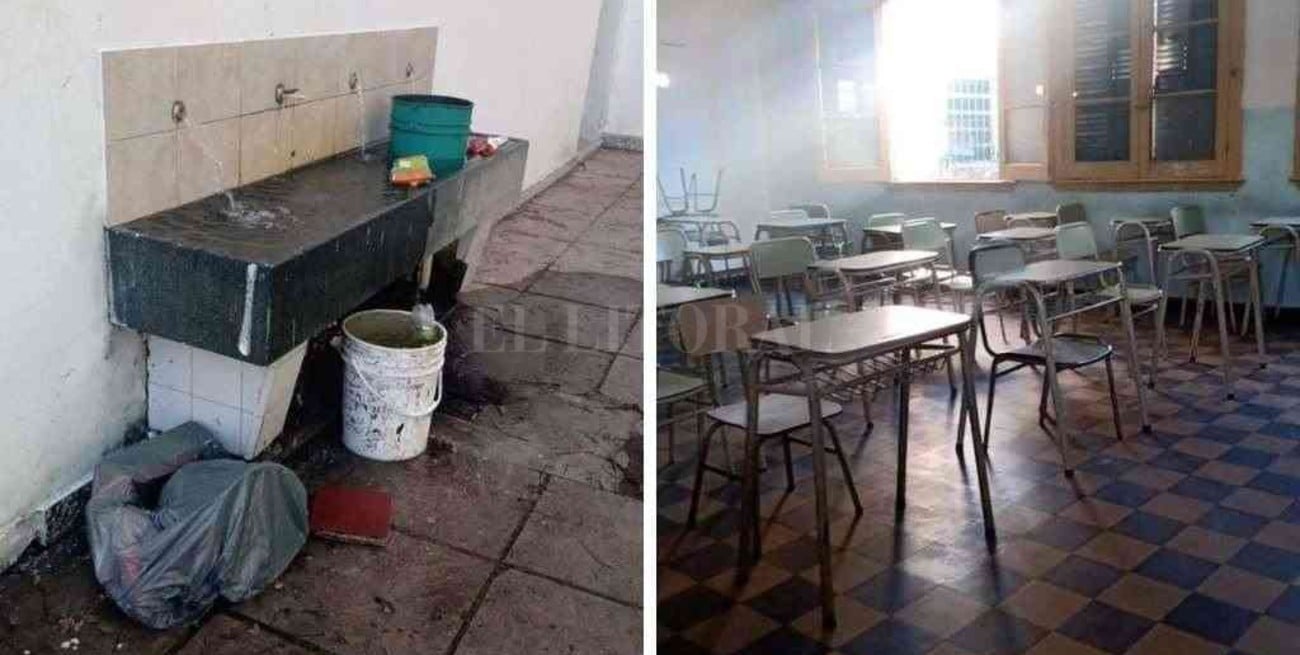 Vándalos dejaron sin agua y sin luz a  una escuela de la ciudad de Santa Fe