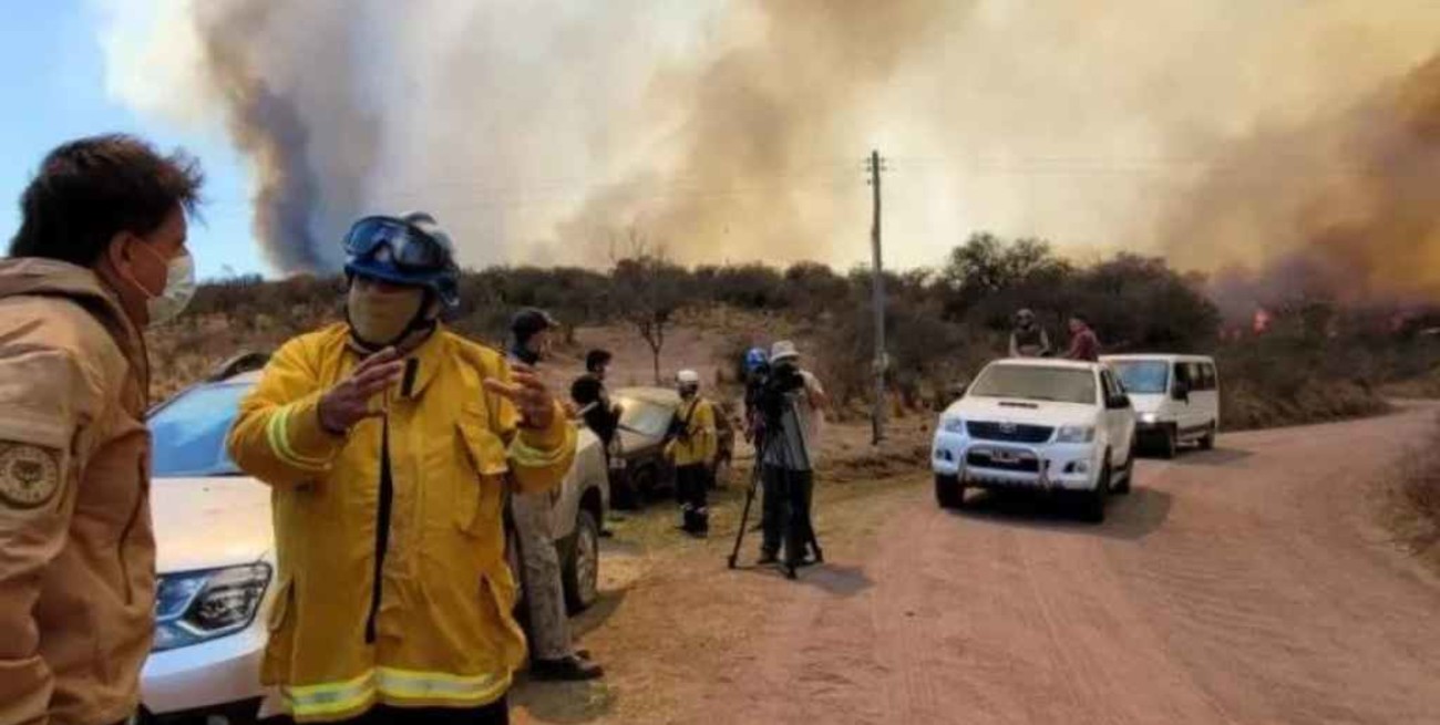 Córdoba: rige un alerta por riesgo de incendios ante la ola de calor y la falta de lluvias