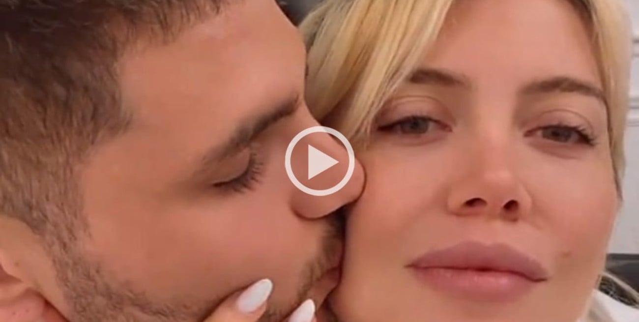 Video: Wanda Nara y Mauro Icardi, a los besos en Instagram