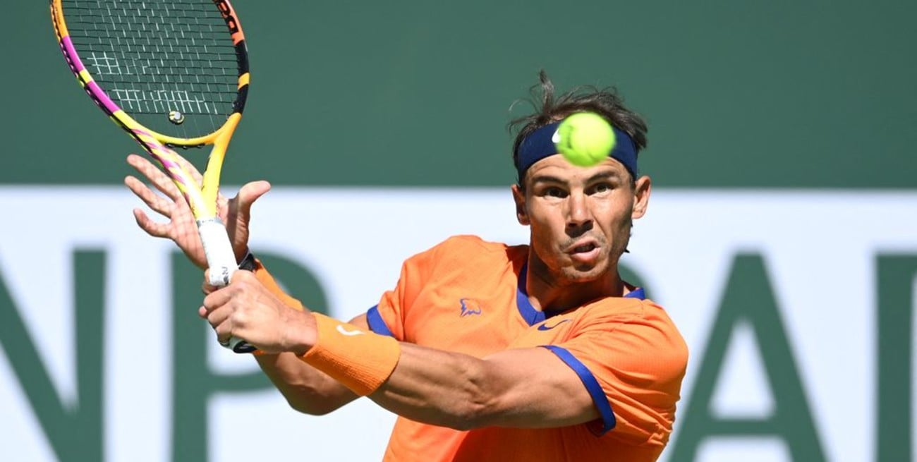 Nadal avanzó a los octavos de final en Indian Wells