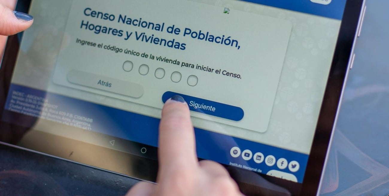 Más de 23 millones de personas completaron el formulario digital del Censo 2022