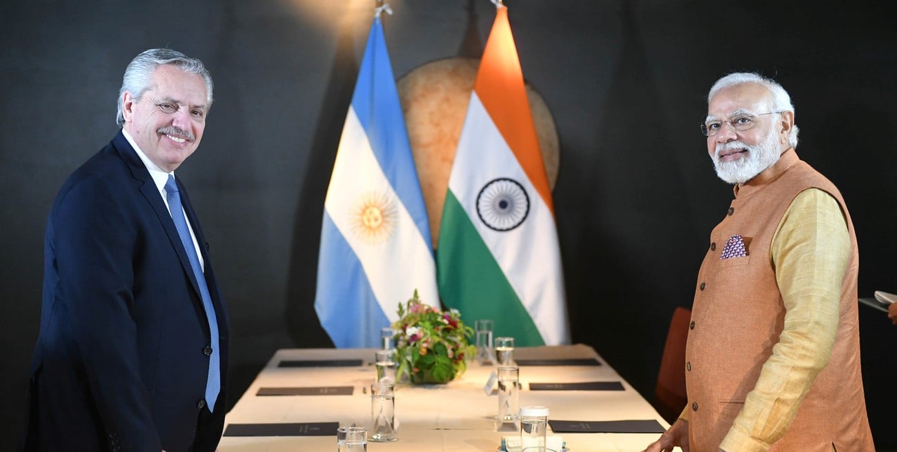 G7: Alberto Fernández se reunió con el primer ministro de India en Alemania