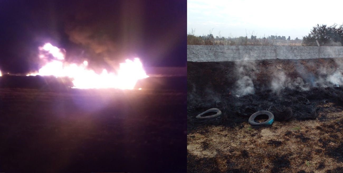 Incendio intencional en un sector del autódromo de Rosario