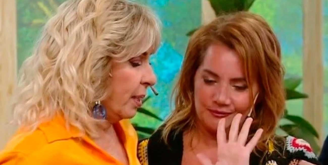 Video: la terrible caída de Nancy Pazos en el programa de Georgina Barbarossa