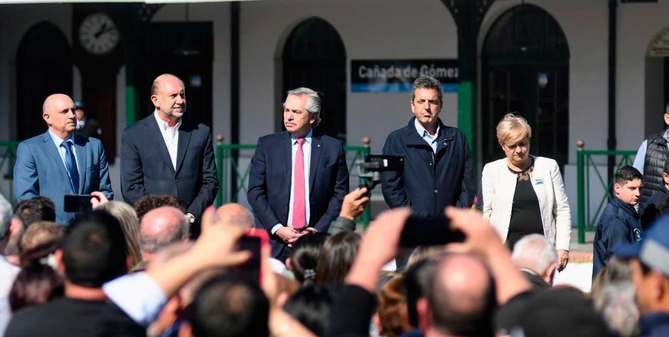 Alberto Fernández: "La mayor inversión ferroviaria la tenemos en la provincia de Santa Fe"