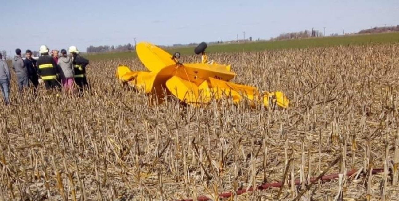 Un joven murió al estrellarse con su avioneta en Chañar Ladeado