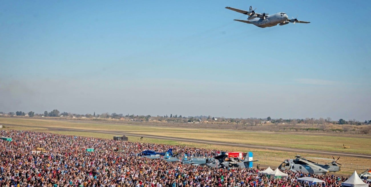 Tres millones de personas visitaron la Base Aérea de Morón