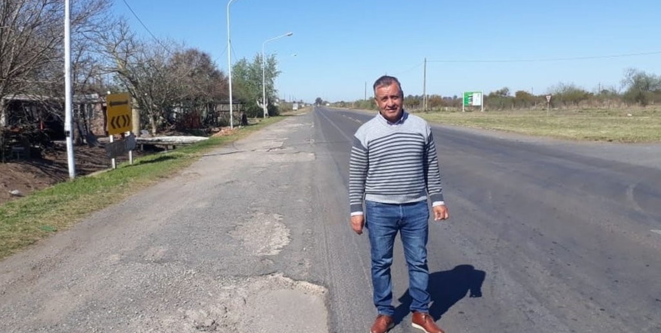 Desvío Arijón: piden que se complete la repavimentación de la Ruta Nacional 11
