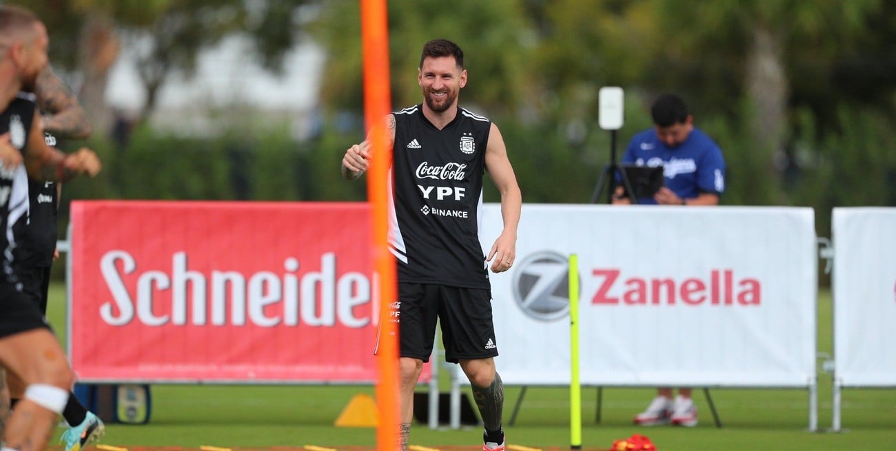 La Selección Argentina entrenó en el predio del Inter de Miami