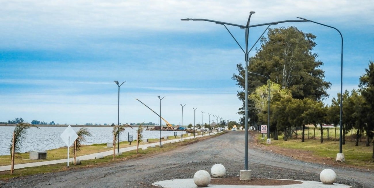 Teodelina inauguró la Avenida Costanera y se embellece aún más de cara al verano