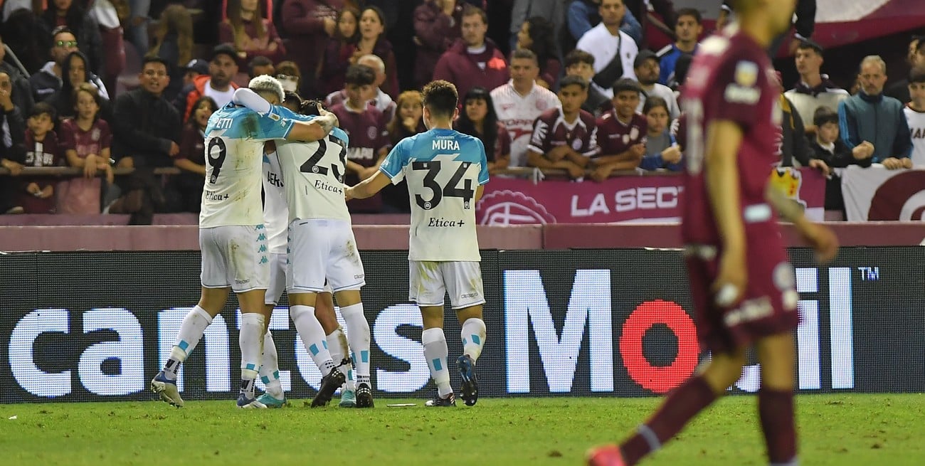 Racing le ganó a Lanús y subió a la cima de la Liga Profesional