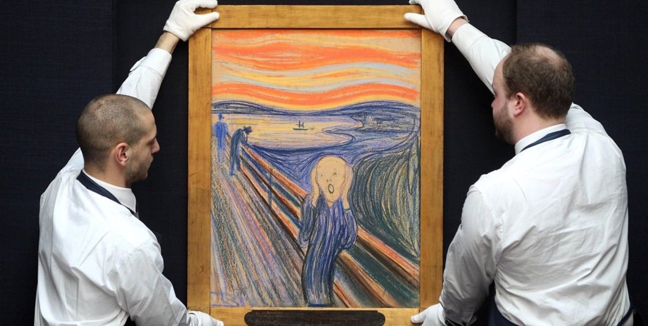 Activistas quisieron dañar la obra “El Grito” de Edvard Munch pero fueron detenidos a tiempo