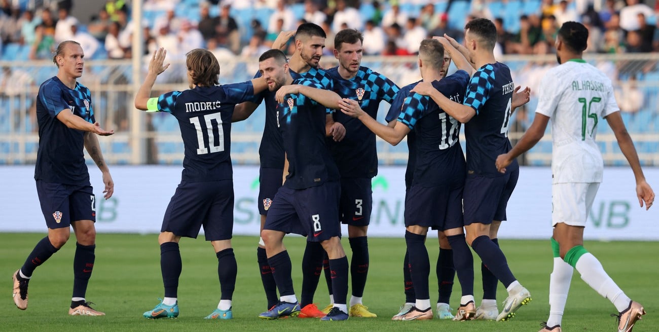 A días del inicio del Mundial de Qatar, Arabia Saudita perdió su último partido amistoso ante Croacia 