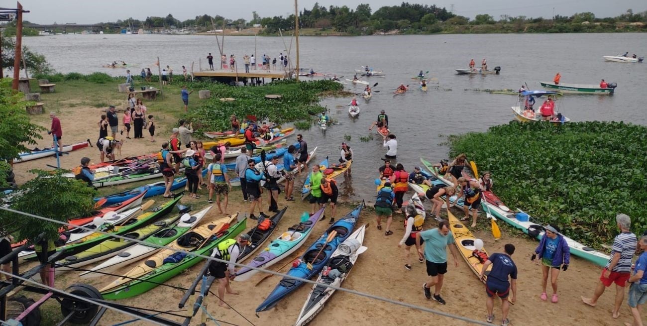 Culminó la travesía Cayastá-Santa Fe que se realizó por el aniversario de la ciudad