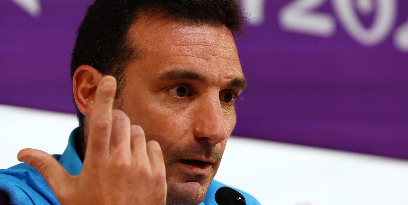 Lionel Scaloni: "Que la gente confíe porque un traspié no puede empañar todo lo que hemos hecho"