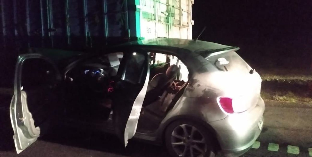 Impactante choque en la autopista Santa Fe - Rosario