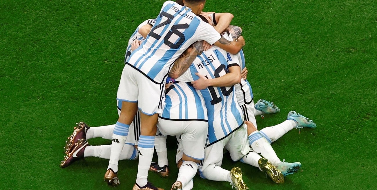 Video: los goles de Argentina para el 2 a 0 parcial en la final ante Francia