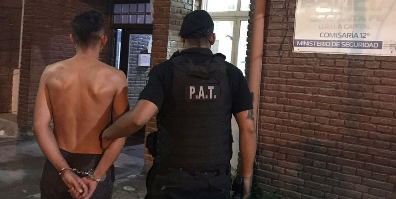 Preso por amenazar con un arma al hijo de un policía