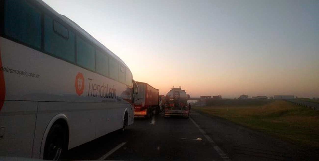 Protesta y cortes de rutas en Santa Fe y Buenos Aires