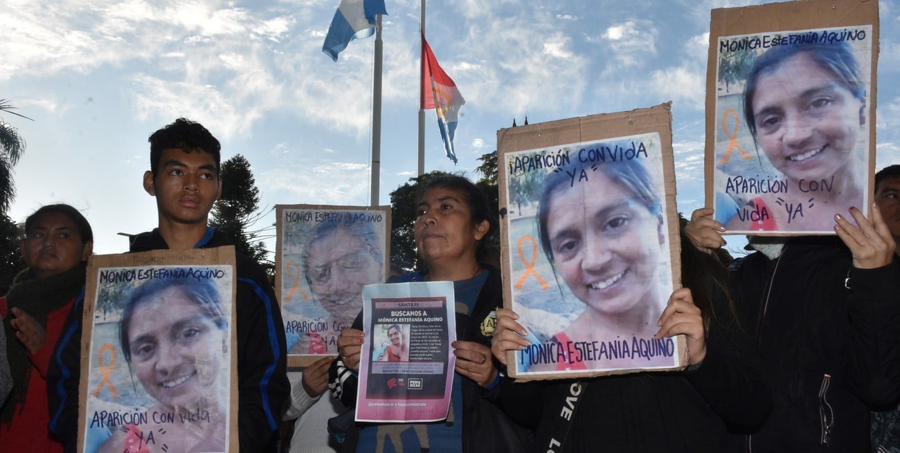 Para la fiscalía, Mónica Aquino puede estar "escondida, secuestrada o muerta"