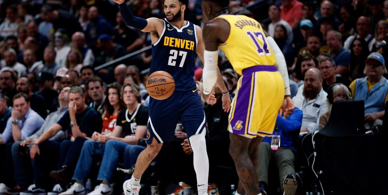 Denver Nuggets aprovechó la localía y sacó ventaja ante Los Angeles Lakers en la final del Oeste