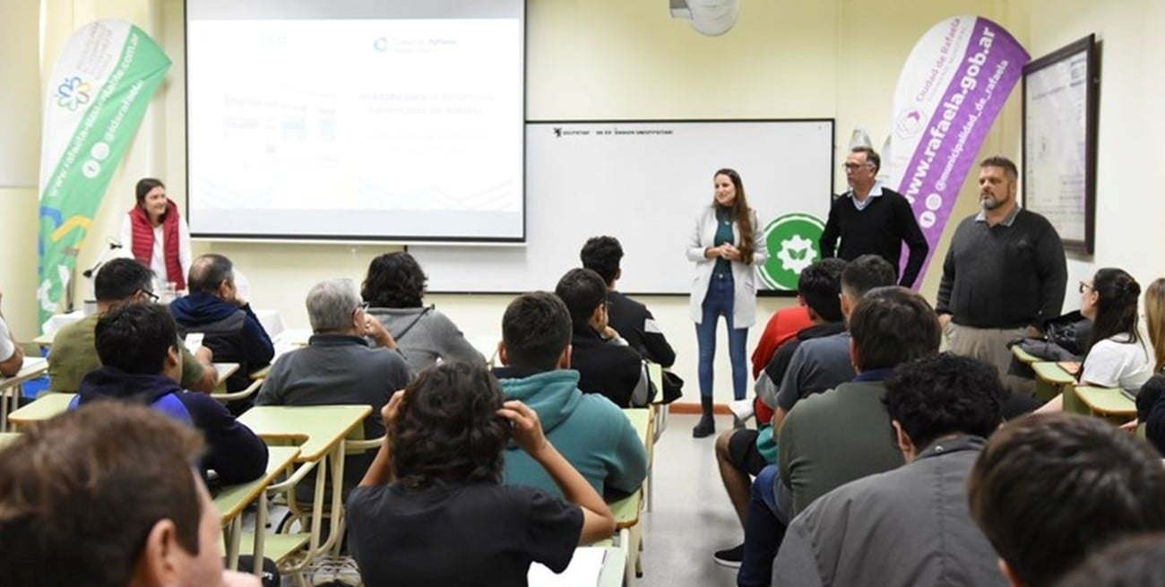 Rafaela avanza con sus cursos de “Empleo Verde”