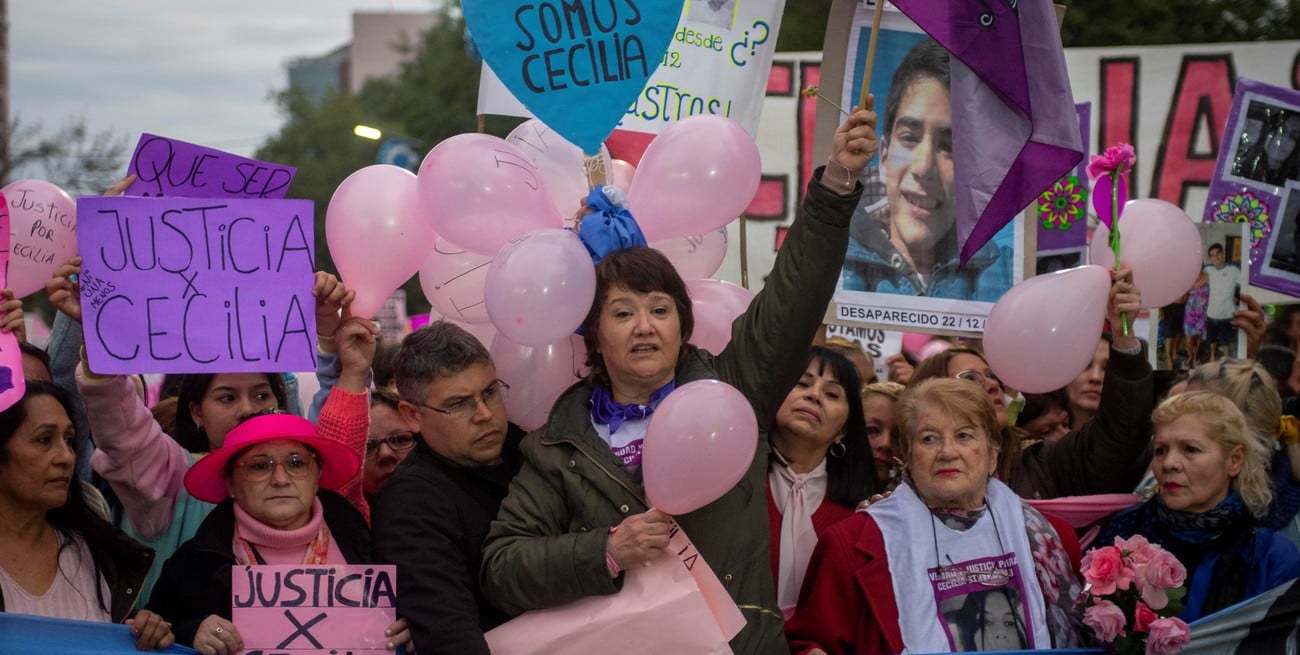 Masiva marcha por la desaparición de Cecilia: "Yo quiero justicia, no quiero venganza", dijo la madre