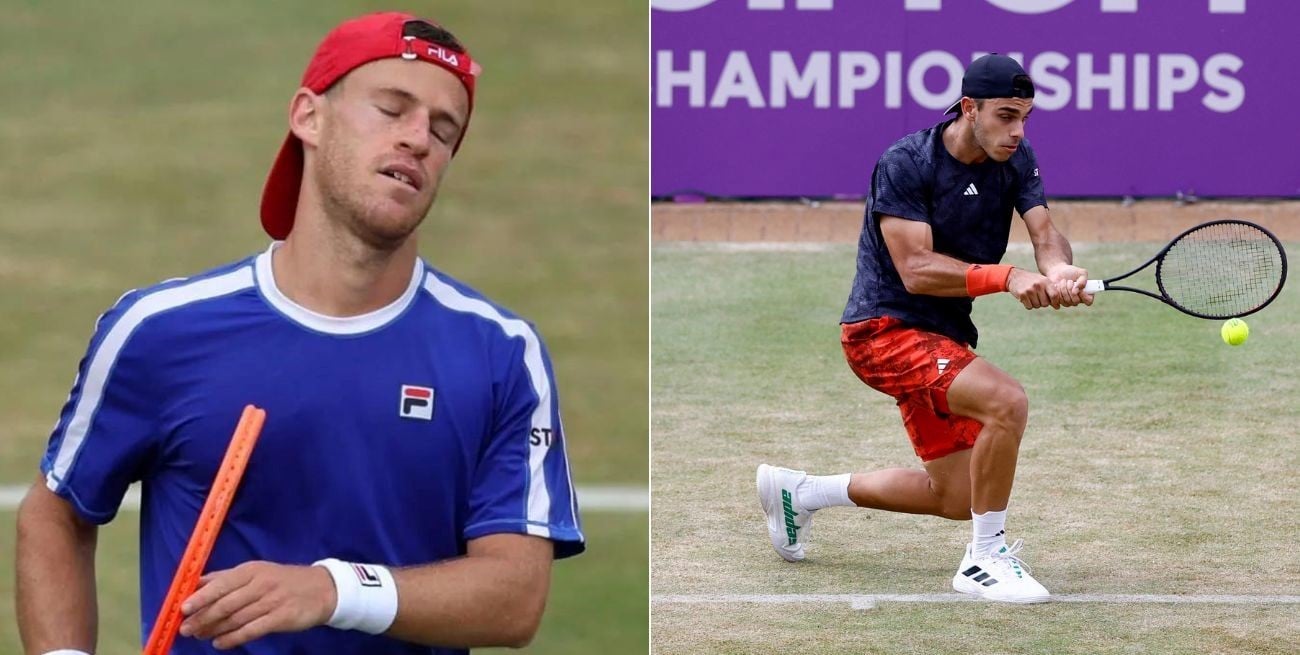 Cerundolo y Schwartzman perdieron en octavos de final del ATP 500 de Queen's