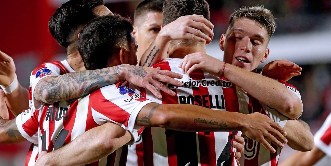 Copa Sudamericana: Estudiantes goleó a Oriente Petrolero y terminó segundo en su grupo