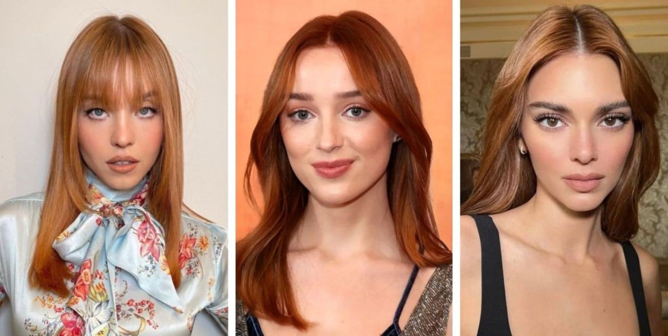 “Copper hair”: el color estrella para esta temporada