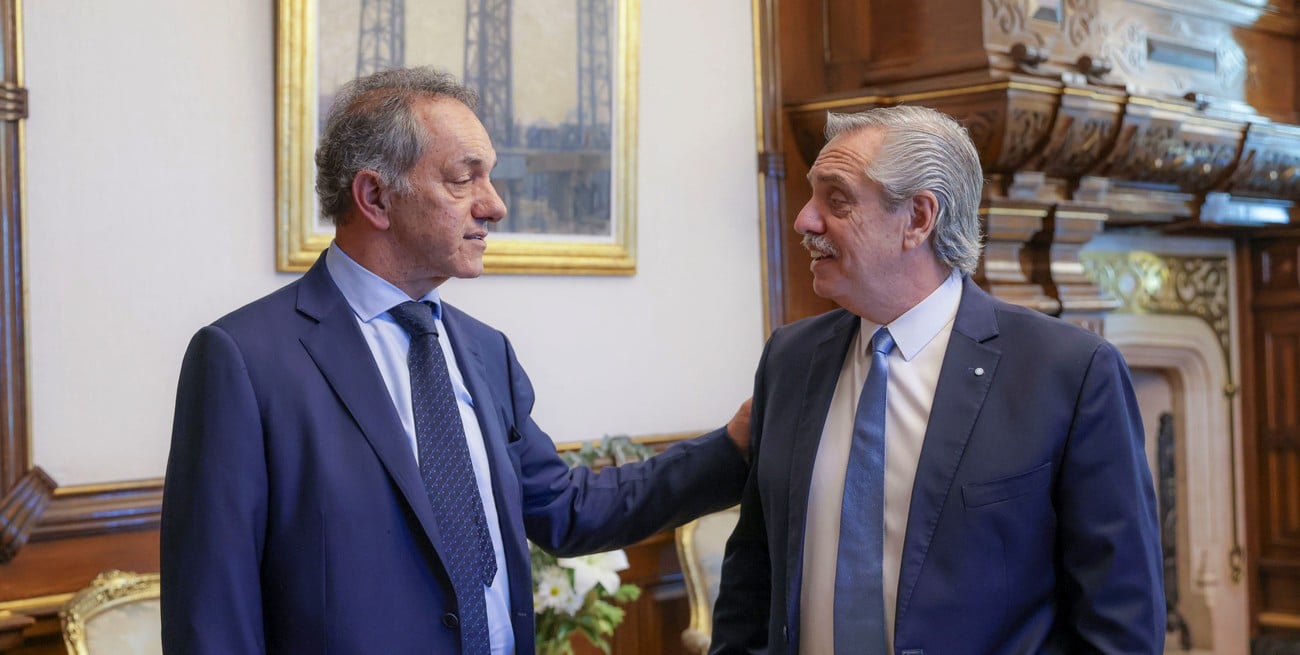 Alberto Fernández recibió a Daniel Scioli tras las tensiones por el cierre de listas