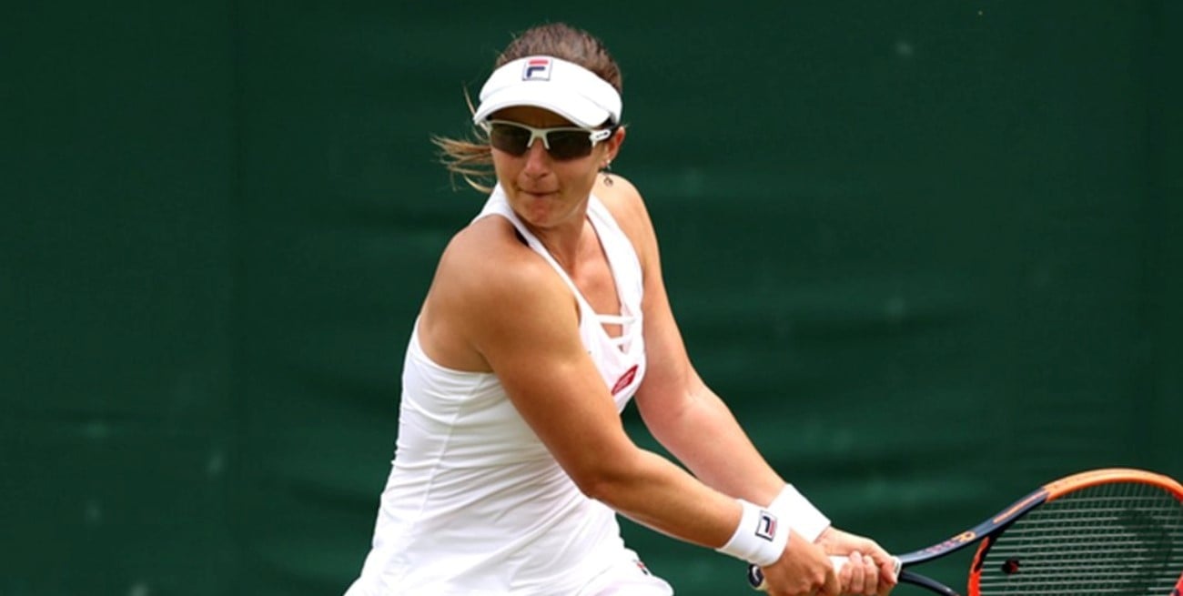 La rosarina Nadia Podoroska fue eliminada de Wimbledon en segunda ronda