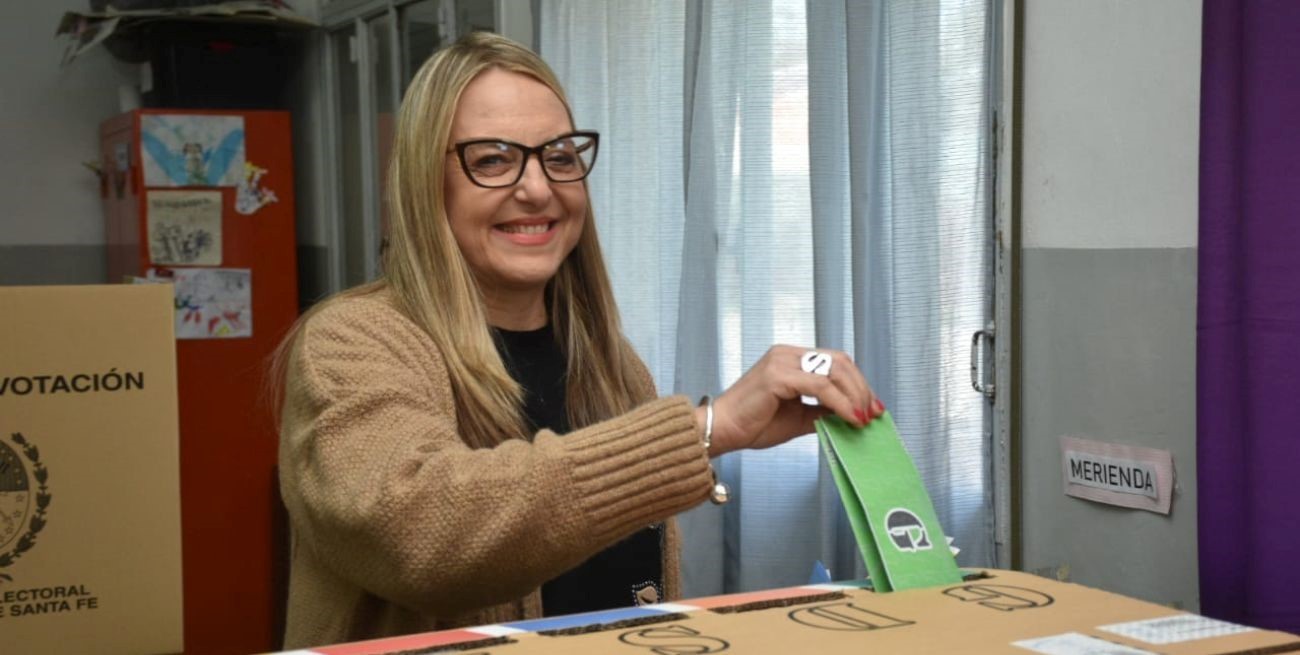 Votó Silvina Cian: "Termino una campaña donde recibí mucho cariño"