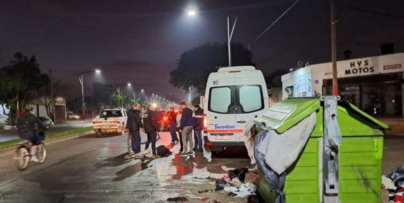 Rosario: la ciclista atacada y con lesiones craneanas permanece en terapia