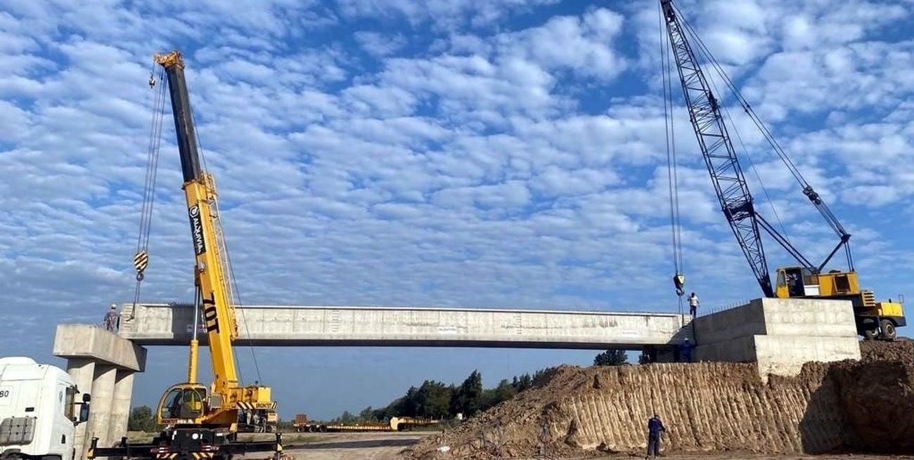 Puente Paraná Miní: la obra alcanza el 55%