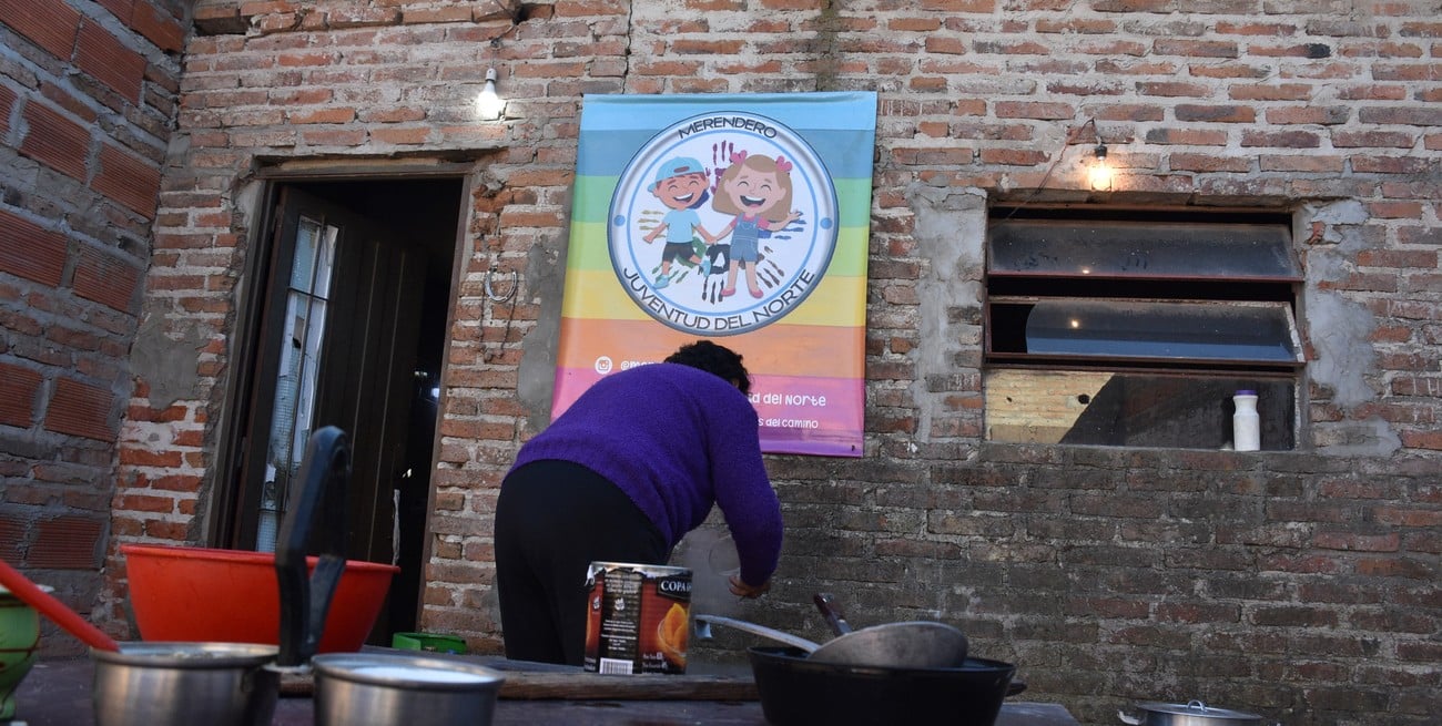 Santa Fe: un comedor del norte da de comer a 500 personas, pero cada 15 días y "con suerte"