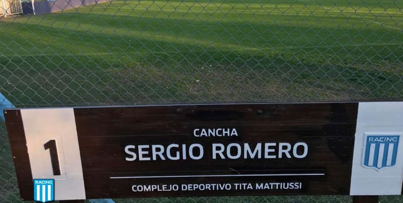 Quitaron el nombre de "Chiquito" Romero a una cancha del predio de Racing