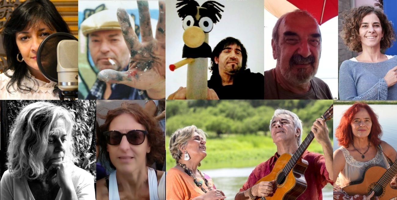 Artistas santafesinos se manifiestan por la convivencia democrática