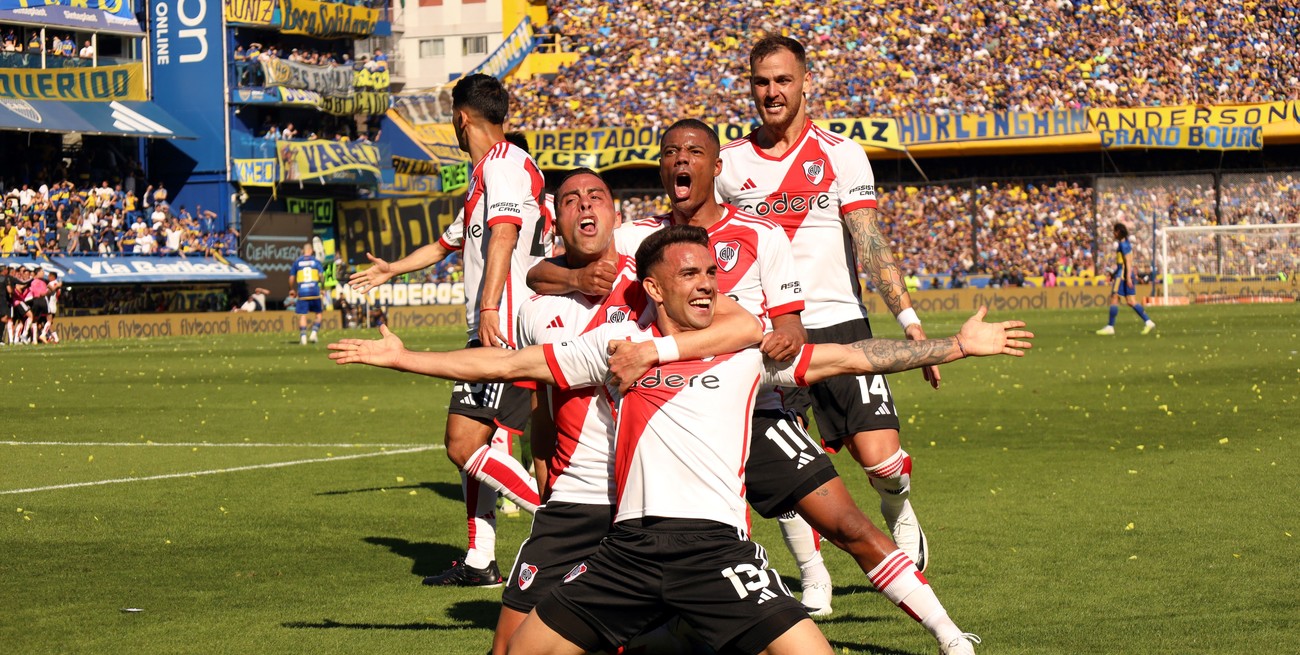 En la Bombonera, River venció 2 a 0 a un Boca que piensa en la Libertadores