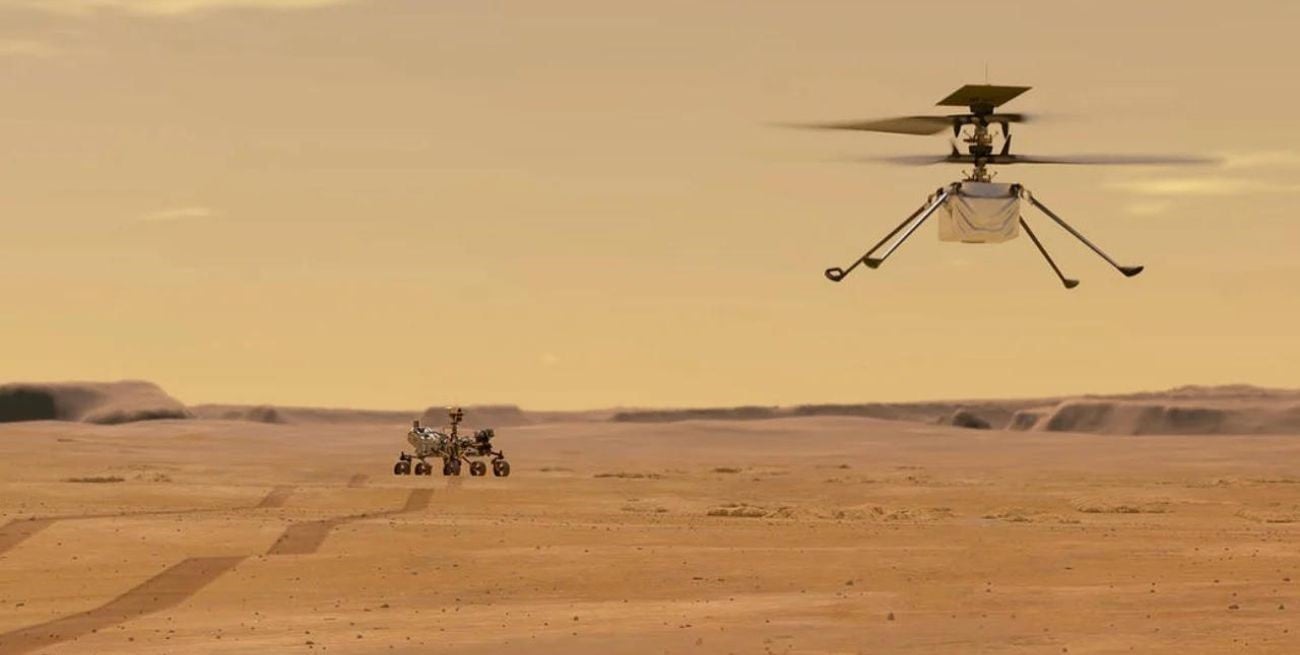 El helicóptero Ingenuity de la NASA sobrevolará Marte nuevamente