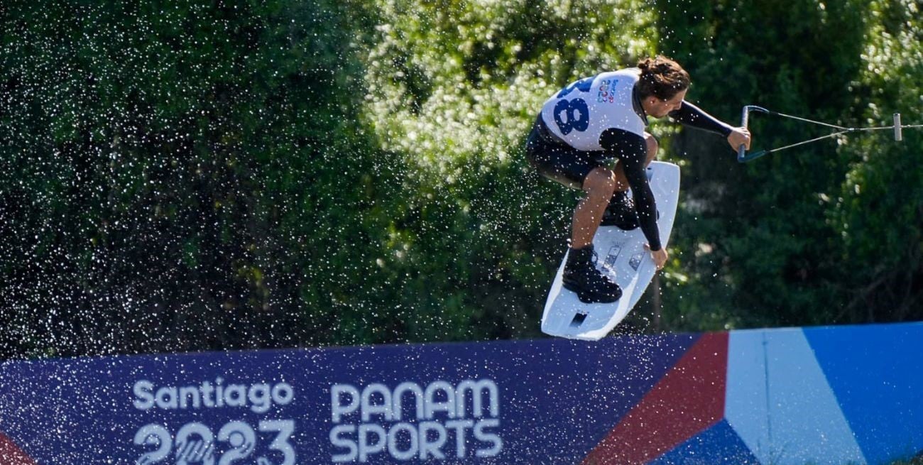 Esquí acuático: Kai Ditsch obtuvo la segunda medalla de oro para Argentina en los Panamericanos