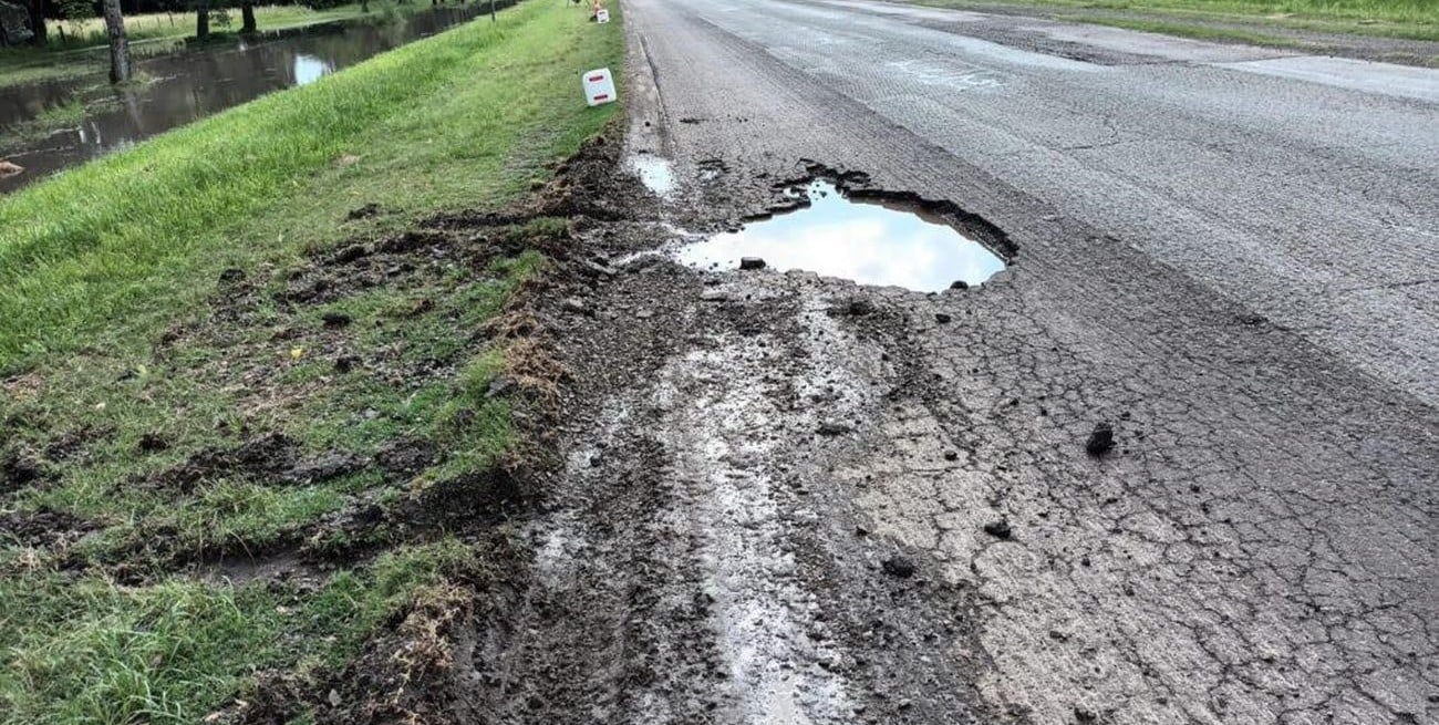 Borla: "las intensas precipitaciones agravan aún más la grave situación de la Ruta 11"