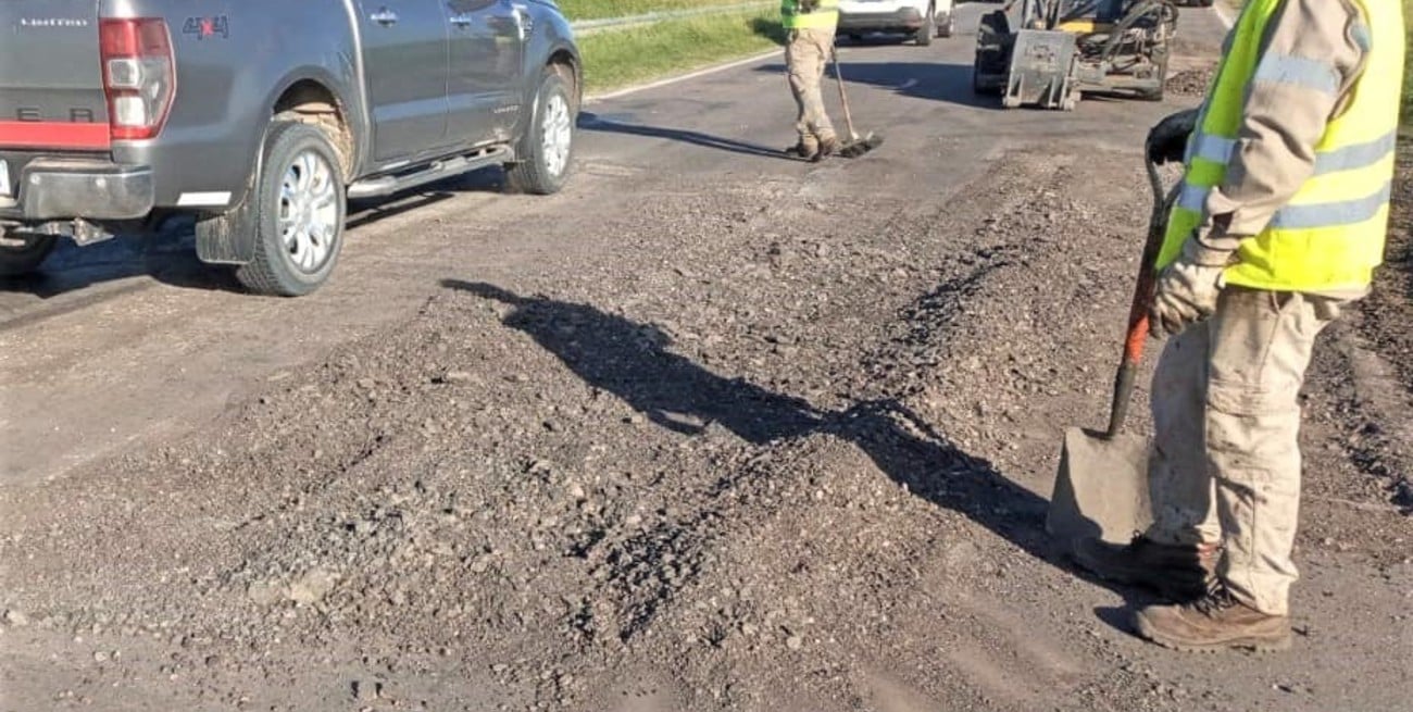 Nuevos arreglos en la Ruta Nacional 178 en Villa Eloísa