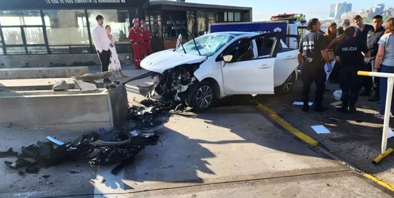 Video: un muerto y tres heridos en un impactante choque en Mar del Plata 