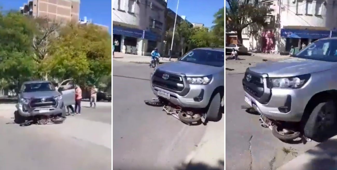 Video: atropelló una mujer en avenida Freyre, escapó y lo capturaron