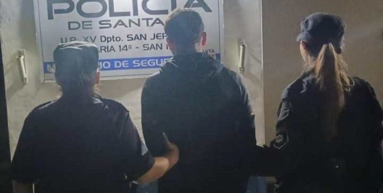 Un peligroso ladrón fue detenido tras robar en un local comercial de San Fabián