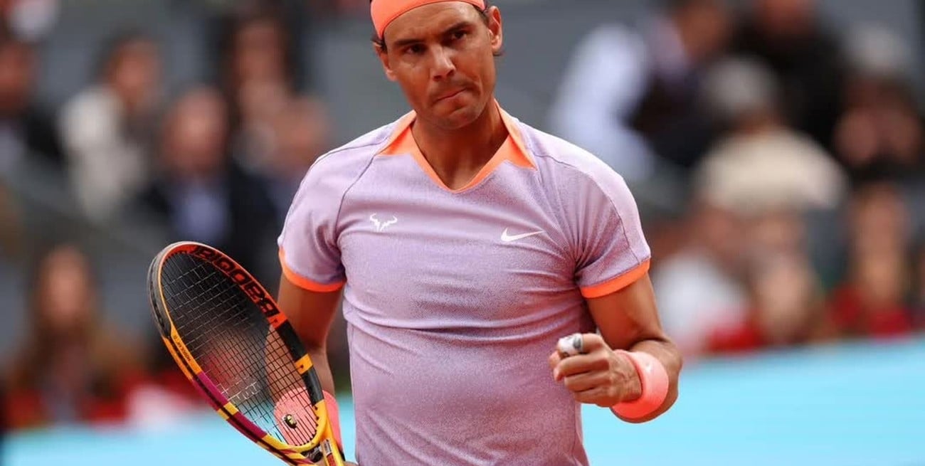 Rotundo triunfo de Rafael Nadal en Madrid