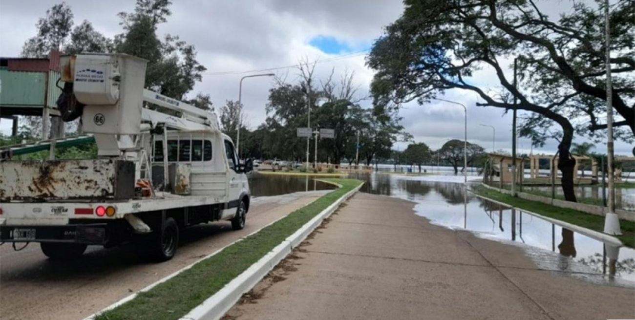 El río Uruguay supera el nivel de alerta en Concordia, Colón y Concepción del Uruguay