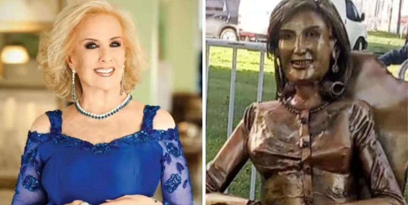 "Es caprichosa e ignorante": el autor de la estatua le respondió a Mirtha Legrand